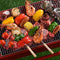 2224 BBQ Tandoor Skewers Grill Sticks for Barbecue (Pack of 12) - DeoDap