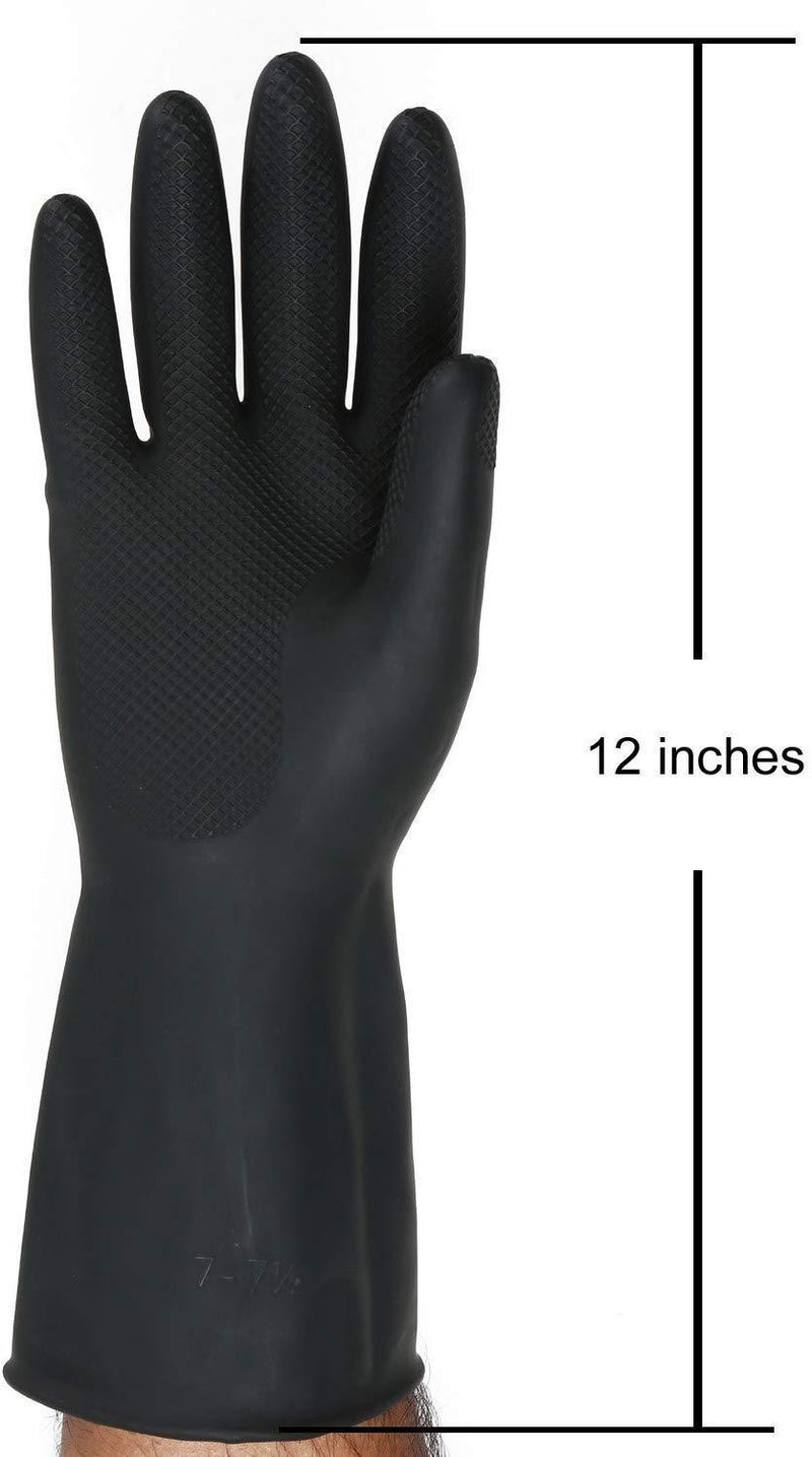 0673 Multipurpose Natural Gum Rubber Reusable Cleaning Gloves - DeoDap