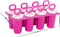 757_Plastic Ice Tray Candy Maker Kulfi Maker Popsicle Mould Set