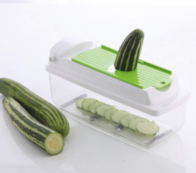 2200 Mini Multipurpose Vegetable and Fruit Chopper Cutter Grater Slicer - Opencho