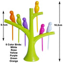 Fancy Bird Table Fork with Stand for Eating Fruits - Pack of 6