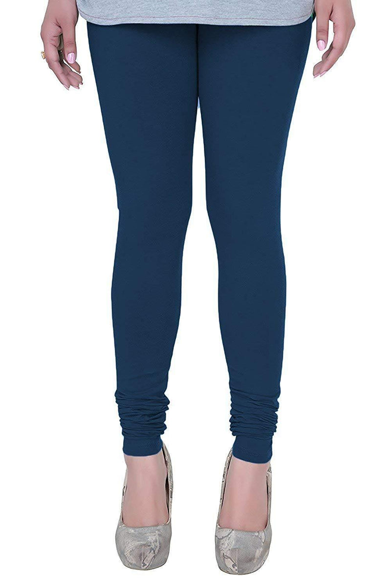 BK Cotton Lycra Legging BK00021MCLSQ | Navy Blue | Solid Color | High elasticity comfortable Ankle Length |Size 30 to 40