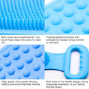 1308 Silicone Body Back Scrubber Bath Brush Washer For Dead Skin Removal (With Box) - DeoDap