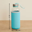 1199 Glass Water Bottle (500 ml) With Cover - 