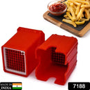 7188  French Fries Potato Chips Strip Cutting Cutter Machine | French Fries Machine | French Fries Cutter for Kitchen | Potato Chips Slicer | Potato Chips Cutter. 