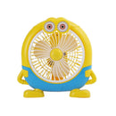 6464 plastic cute mini  cartoon electric usb fan desk fan for children 