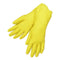 0652 - Cut Glove Reusable Rubber Hand Gloves (Yellow) - 1 pc