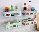 1094 Plastic Inter Design Bathroom Kitchen Organize Shelf Rack Shower Corner - 