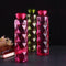 2668 3Pc Set Diamond Cut Bottle Used for storing water and beverages purposes for people.