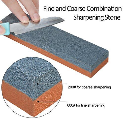 0424 Silicone Carbide Combination Stone Knife Sharpener for Both Knives and Tools