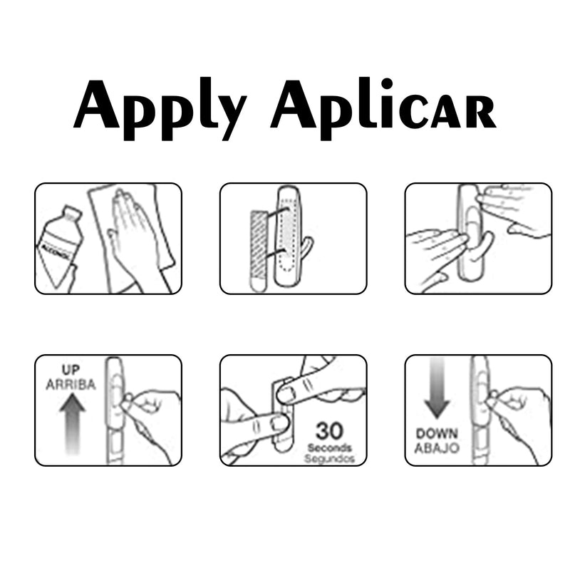4998 Adhesive Sticker Plastic Hook 4 Hooks and  4 Sticker strips, Damage-Free Hanging, Holds Strong Plastic Hook 