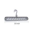 0238 9 Hole Plastic Hanger Hanging hook Indoor Wardrobe Clothes Organization Storage Balcony Windowsill Suit Racks - 