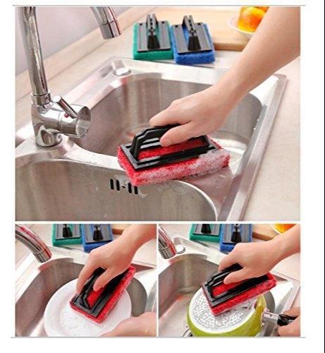 0222 Tile cleaning multipurpose scrubber Brush with handle - 