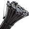 3138 4Inch Nylon Self Locking Cable Ties, Heavy Duty Strong Zip Wire Tie. Pack of 100pc - Black Amd-