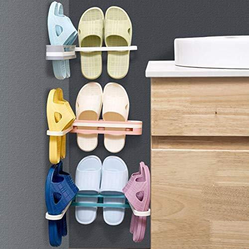 1122 Multifunction Folding Slippers/Shoes Hanger Organizer Rack 