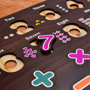 3494 Wooden Counting Number Montessori Educational Pre-School Puzzle Toy for Kids Amd-