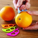 187 Kitchen Plastic Orange Citrus Peelers, Slicer, Cutter