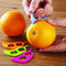 187 Kitchen Plastic Orange Citrus Peelers, Slicer, Cutter