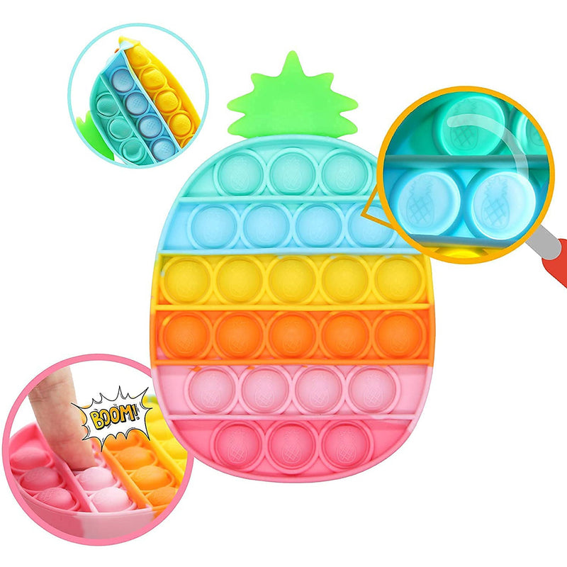 4876 Pineapple Push Pop Bubble Fidget Sensory Toy 