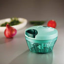 2054 3 BLADE MANUAL GREEN FOOD CHOPPER, COMPACT & POWERFUL HAND HELD VEGETABLE CHOPPER. 