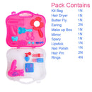 8096 Beauty Toy Set, Girls Makeup Kit Pretend & Play Beauty Salon Makeup Kit with a Beauty Suitcase 