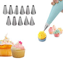 0836 12 Piece Cake Decorating Set of Measuring Cup Oil Basting Brush - DeoDap