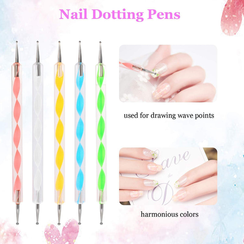 6020 Nail Art Point Pen and Set Used by Womens and Ladies for Their Fashion Purposes.