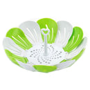 2611 Lotus Shape Foldable Fruit & Vegetable Basket Tray,Color May Vary