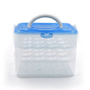 2643 3-Layer Plastic Refrigerator Egg Storage Box (36 Grid)