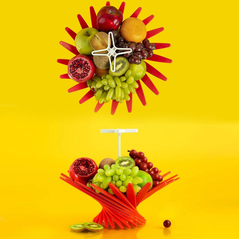 2647 Fruit & Vegetable Storage Basket |Handicraft Table lamp Shape Basket for Dining Table 