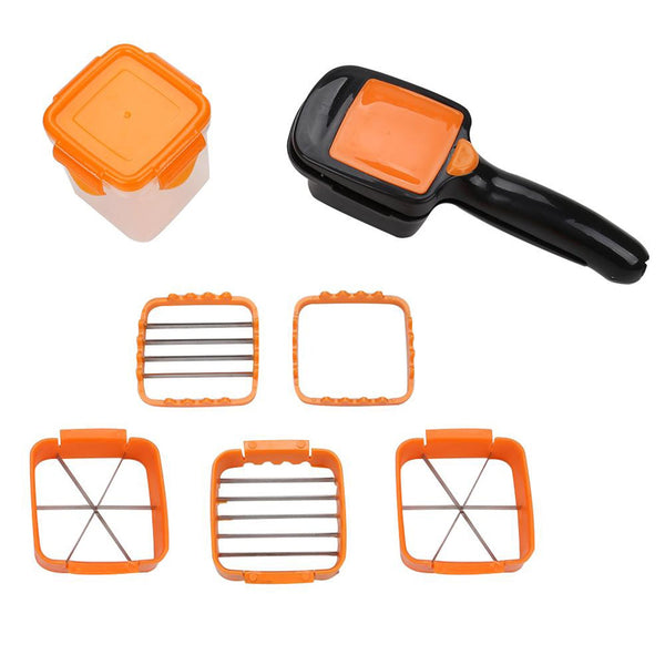 2069 5 In 1 Nicer Dicer used for cutting and shredding of various types of food stuff in all kitchen purposes.