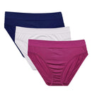 Women's Plus Cotton Brief Assorted Panties - 5 Pack