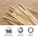 0834 Wooden Toothpicks with Dispenser Box