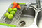 2001_Stainless Steel Sink Folding Fruit Vegetable Drying Drain Rack Dish Drying, Roll-Up Over Sink Kitchen Fold-able Drying Drainer
