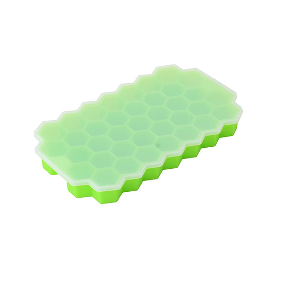 1138 Flexible Silicone Honeycomb Design 37 Cavity Ice Cube Tray