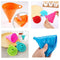1115 Silicone Collapsible Funnel Kitchen for Flexible Extension - DeoDap