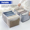 4069 Clothes Organizer +7 Grid, Drawer Wardrobe Clothes Organizer, Jeans Closet Cabinet Organizers, Portable Foldable Storage Containers 