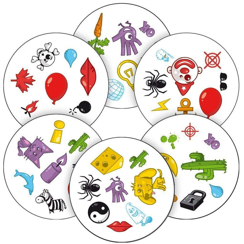 1082 Dobble Game for Children (Multicolour) - DeoDap