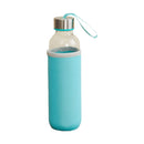 1199 Glass Water Bottle (500 ml) With Cover - 