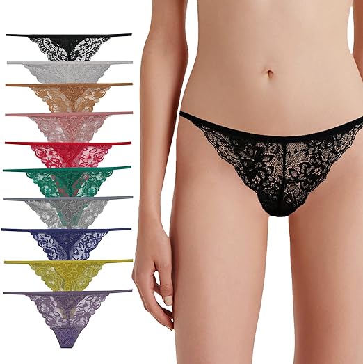 4-Pack Lace G-Strings for Everyday Luxury