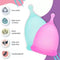 6112B REUSABLE MENSTRUAL CUP USED BY WOMENS AND GIRLS DURING THE TIME OF THEIR MENSTRUAL CYCLE 