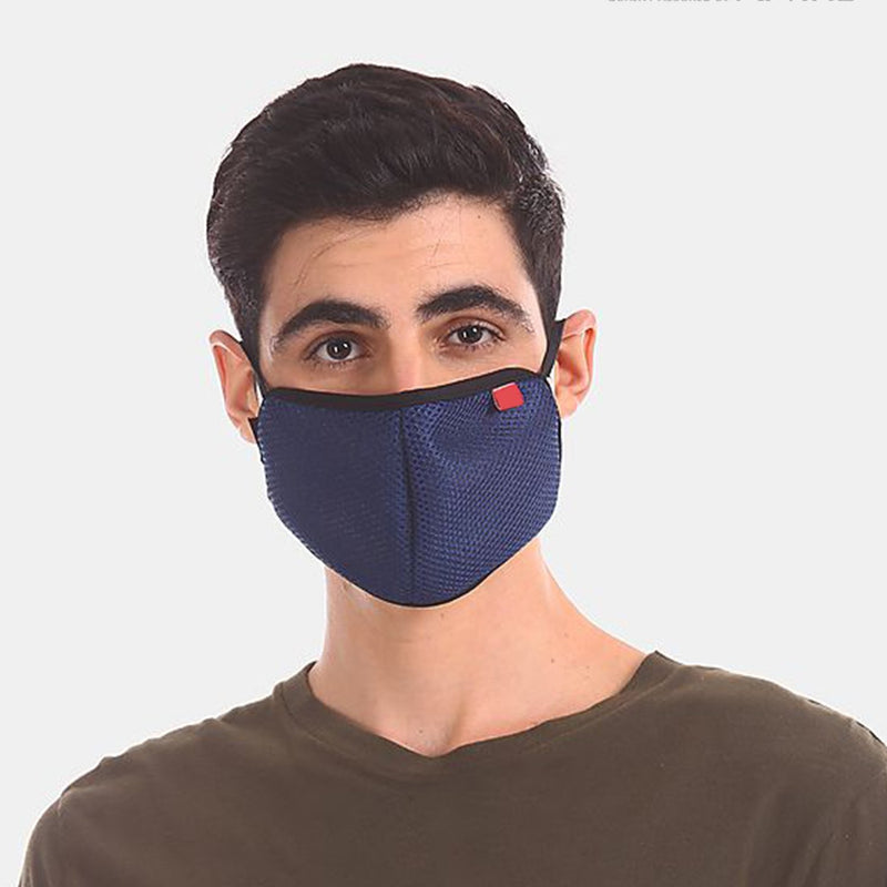 1386 Unisex's Cotton Face Mask (Multicolour) - 