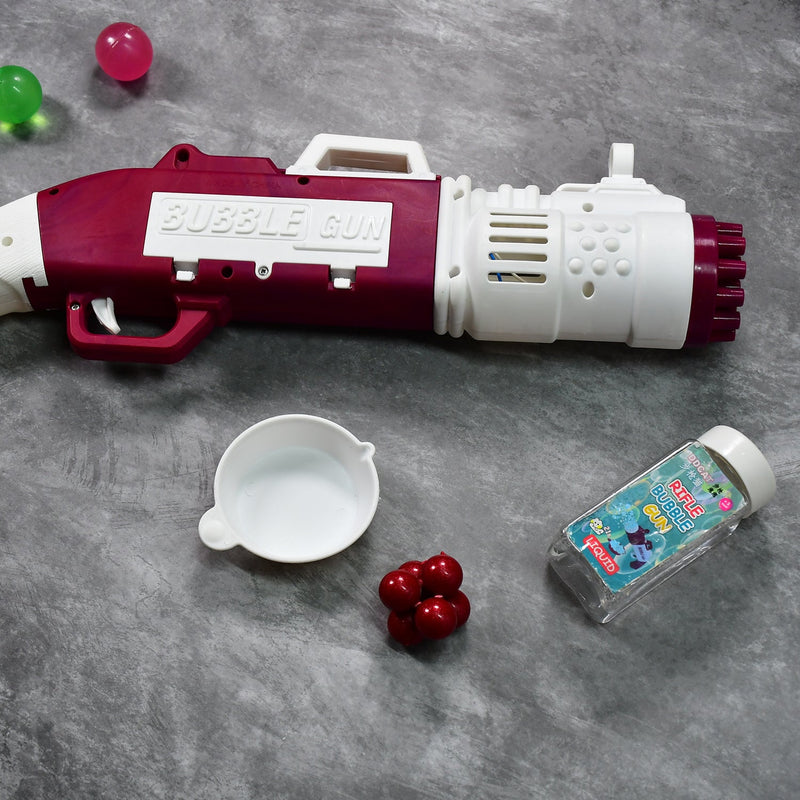 8099 20-Hole Bubble Machine Gun Rocket Bubble Launcher for Kids. 