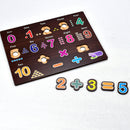 3494 Wooden Counting Number Montessori Educational Pre-School Puzzle Toy for Kids Amd-