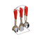 2701 6 Pc SS Serving Spoon With stand used in all kinds of household and kitchen places for holding spoons etc.  