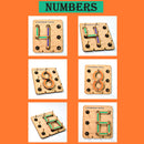 4432 Wooden Alphabets Construction Puzzle Toys For Kids 3 To 5 Years | Great Tool For Teaching Letters, Numbers & Common Shapes. 