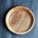 3207 Disposable Round Shape Eco-friendly Areca Palm Leaf Plate (12x12 inch) (pack of 25) - 