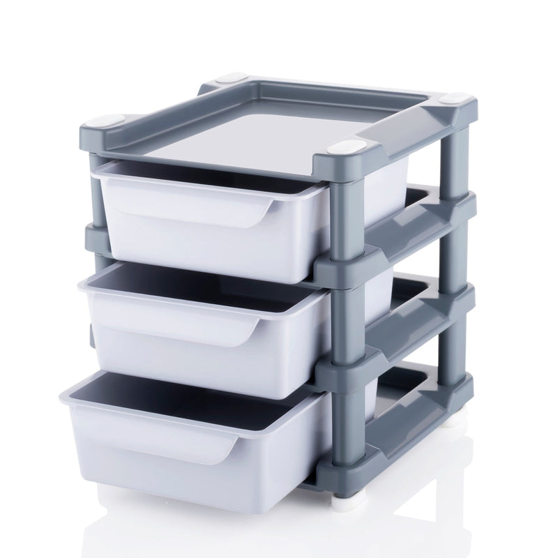 4767 Mini 3 Layer Drawer Used for storing makeup equipments and kits used by womens and ladies.