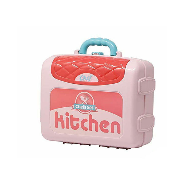 3916 Kitchen Cooking Set used in all kinds of household and official places specially for kids and children for their playing and enjoying purposes.  