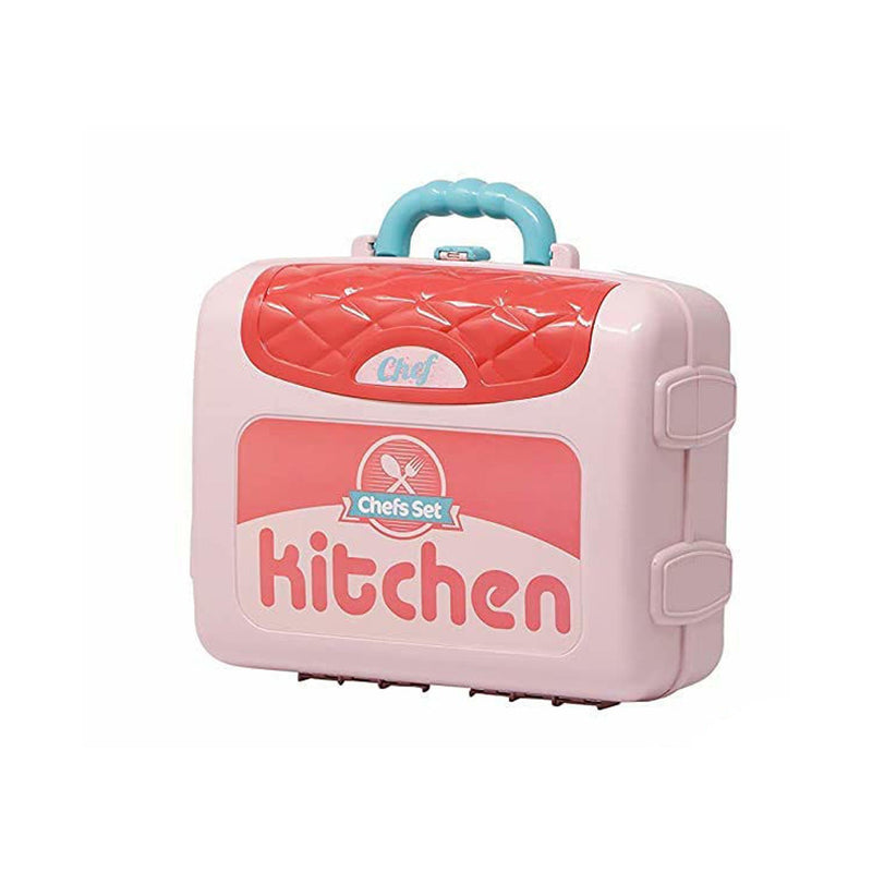 3916 Kitchen Cooking Set used in all kinds of household and official places specially for kids and children for their playing and enjoying purposes.  